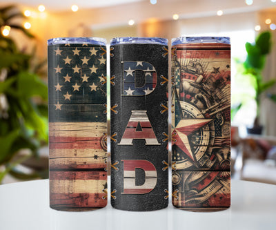 STITCH DAD AMERICAN FLAG