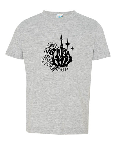 Skelly Middle Finger Black