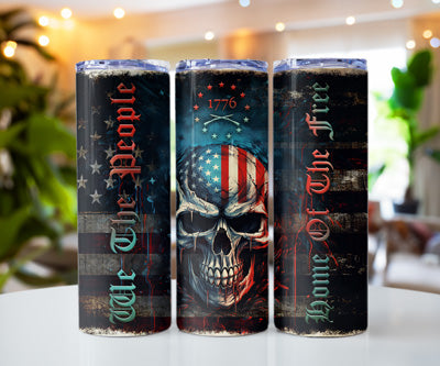 WE THE PEOPLE SKULL FLAG